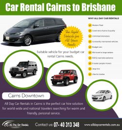 Car Rental Cairns to Brisbane | 1800707000 | alldaycarrentals.com.au