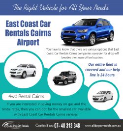 East Coast Car Rentals Cairns Airport | 740313348 | alldaycarrentals.com.au