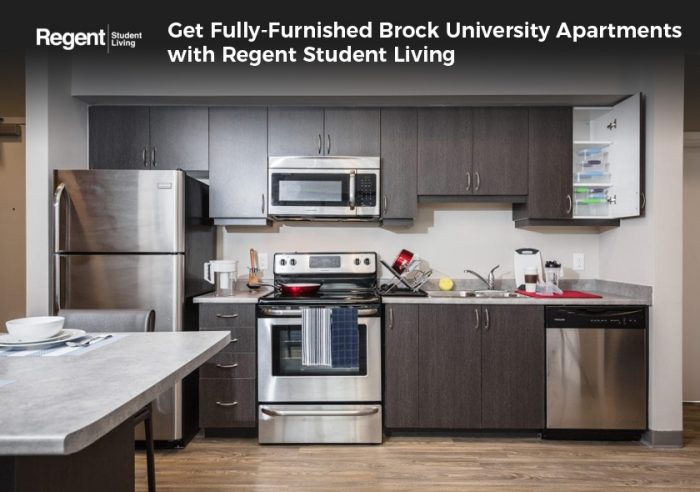 Get Fully-Furnished Brock University Apartments with Regent Student Living