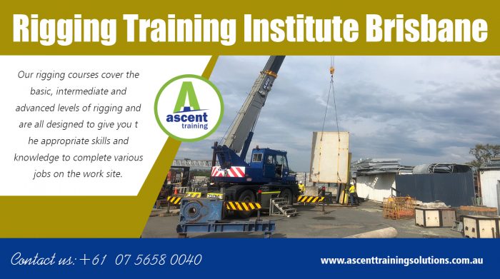 Rigging Training Institute Brisbane