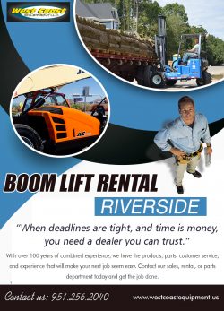 Boom Lift Rental Riverside | 9512562040 | westcoastequipment.us
