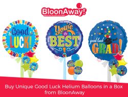 Buy Unique Good Luck Helium Balloons in a Box from BloonAway