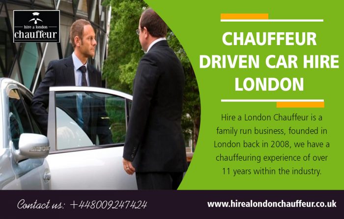Chauffeur Driven Car Hire London