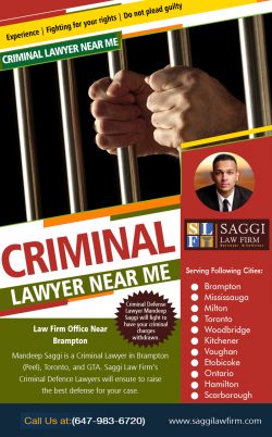 Criminal Lawyer Near Me | Call – 1-647-983-6720 | saggilawfirm.com