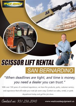 Scissor Lift Rental San Bernardino | 9512562040 | westcoastequipment.us