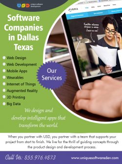 Software Companies In Dallas Texas | Call – 855-976-4873 | uniquesoftwaredev.com