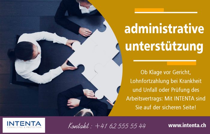 administrative unterstützung | Call us 625555544 | intenta.ch