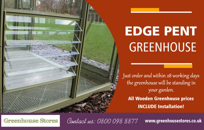 Edge Pent Greenhouse