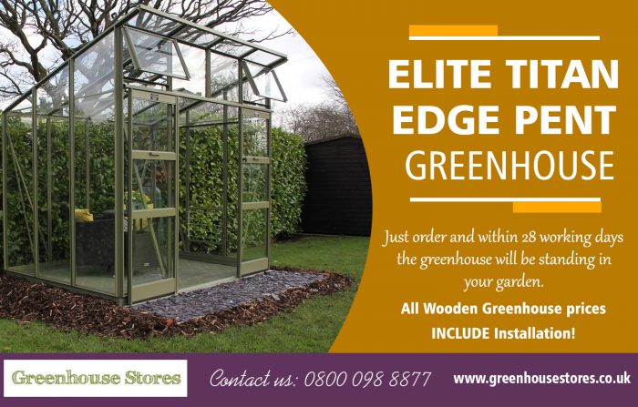 Elite Titan Edge Pent Greenhouse