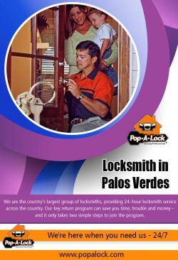 Locksmith in Palos Verdes | 4234996266 | popalock.com