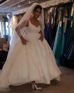 Ausgefallene Brautkleider Prinzessin | Spitze Hochzeitskleider Günstig Kaufen