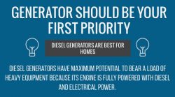 Generators should Be your First Priority