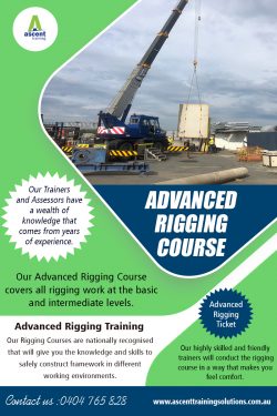 Advanced Rigging Course
