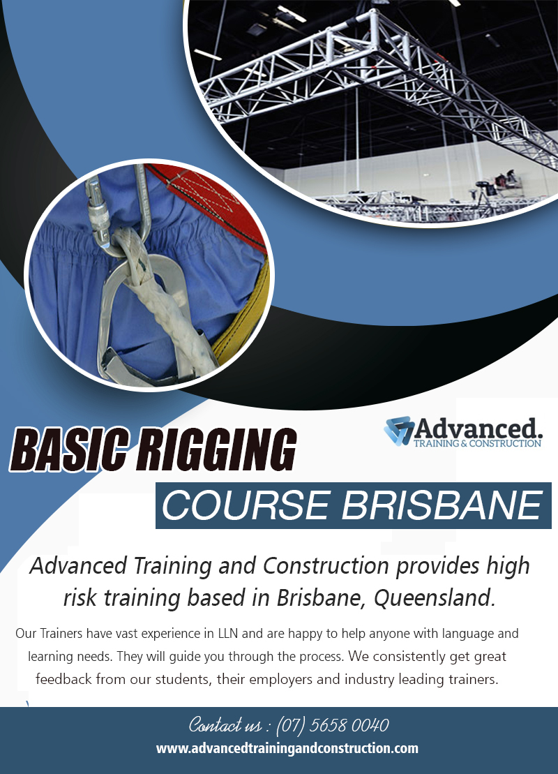 Basic Rigging Course Brisbane | Call - 0756580040