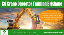 C6 Crane Operator Training Brisbane