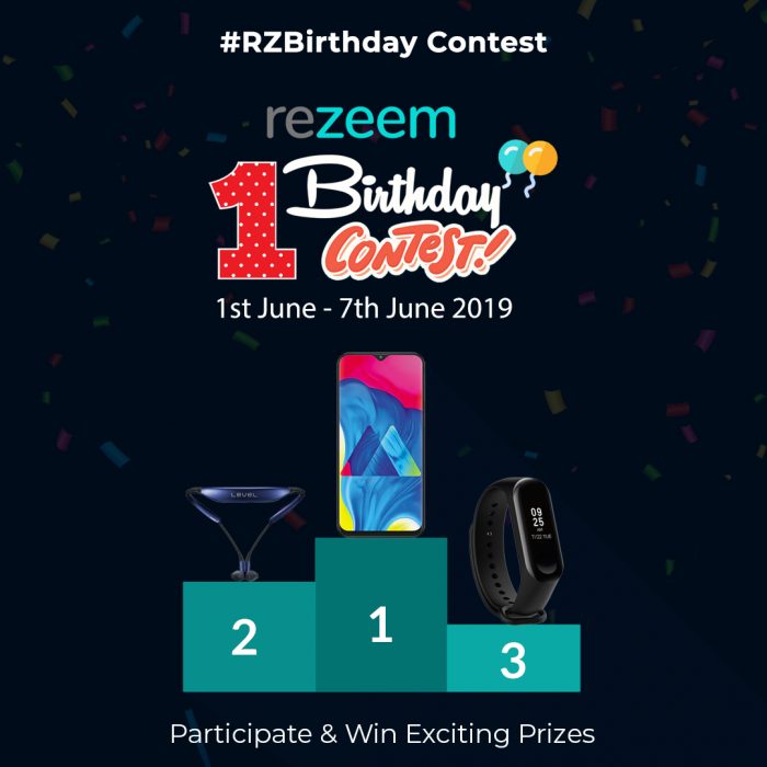Rezeem 1st Birthday Contest Alert