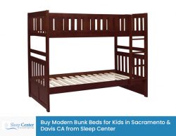 Buy Modern Bunk Beds for Kids in Sacramento & Davis CA from Sleep Center