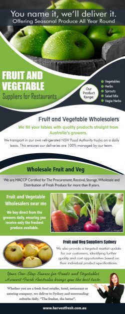 Fruit and Vegetable Suppliers for Restaurants AU