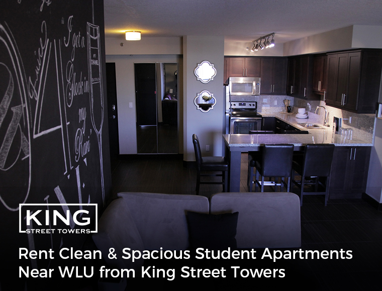 Rent Clean & Spacious Student Apartments Near WLU from King Street