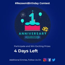 Rezeem #Contest Time – 4 Days Left to Participate & Win