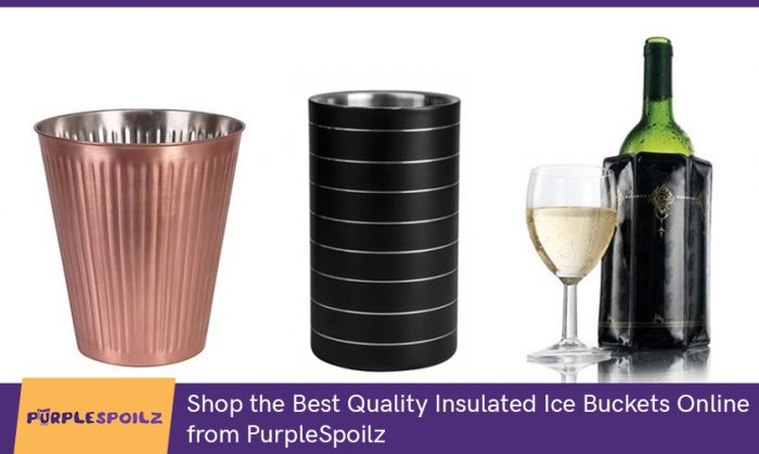 Shop the Best Quality Insulated Ice Buckets Online from PurpleSpoilz