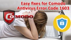 Easy fixes for Comodo Antivirus Error Code 1603