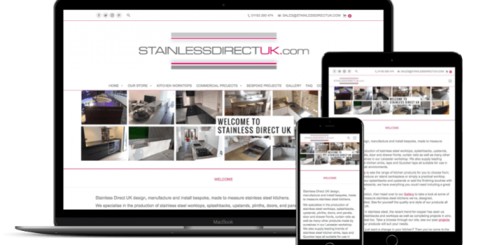 Stainless Direct UK New Website Launch – Leicester Websites