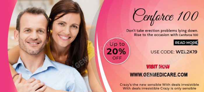 Buy CenforceOnline | Cheap Cenforce 100 | GenMedicare