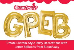 Create Custom-Style Party Decorations with Letter Balloons from BloonAway