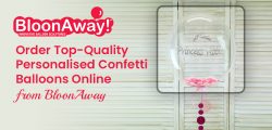 Order Top-Quality Personalised Confetti Balloons Online from BloonAway