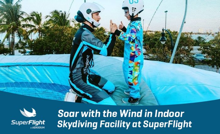 Soar with the Wind in Indoor Skydiving Facility at SuperFlight