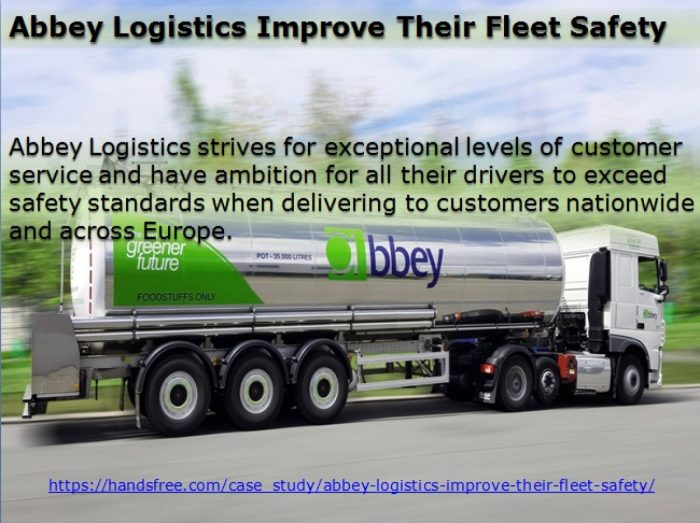 Abbey Logistics Improve Their Fleet Safety