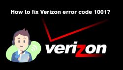 How to fix Verizon error code 1001?