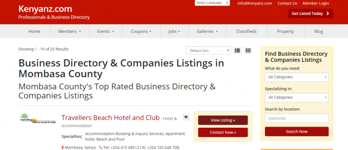 Mombasa Business Directory