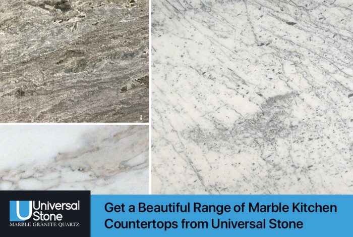Get a Beautiful Range of Marble Kitchen Countertops from Universal Stone
