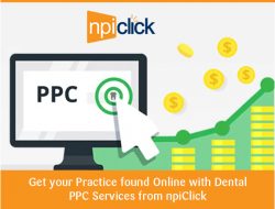 Get your Practice found Online with Dental PPC Services from npiClick