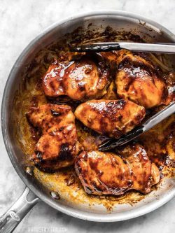 Sweet and Spicy Glazed Chicken Thighs – Budget Bytes