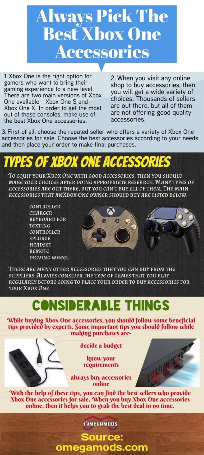 Some of the top-rated accessories for Xbox one