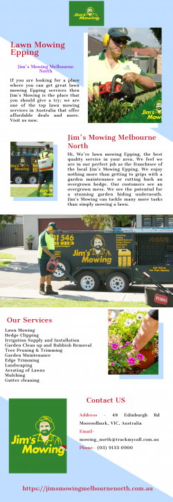 Looking for Best Lawn Mowing Epping Services | Jim’s Mowing Melbourne North
