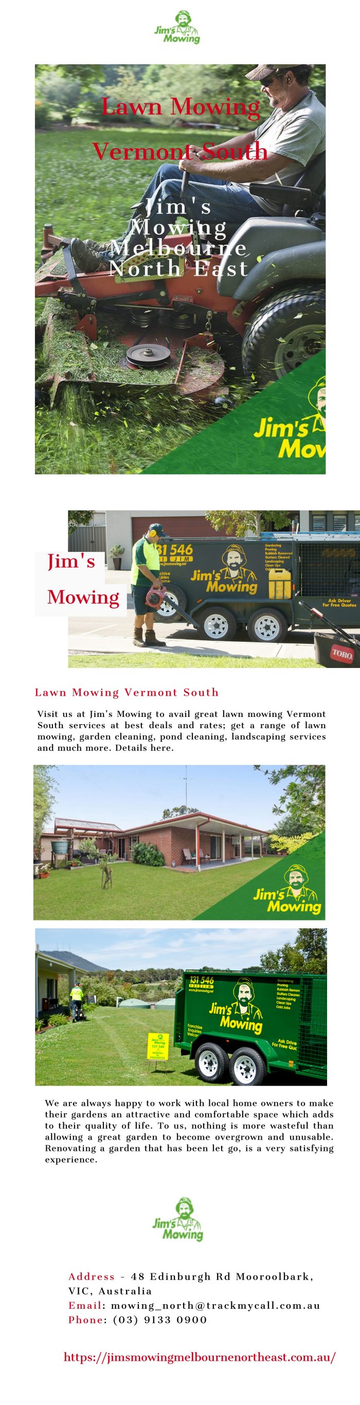 Looking for Lawn Mowing Vermont South at Best Deals | Jim’s Mowing Melbourne North East