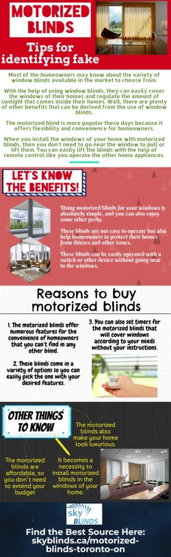 Where can I Find the Best motorized blinds