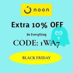 Noon Discount Code: Extra 10% discount on everything.