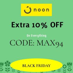 Noon Discount Code: Extra 10% discount on everything.