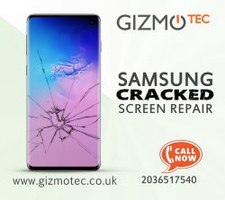 Samsung Cracked Screen Repair at Gizmotec Ltd