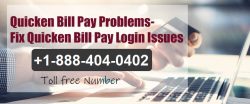 Quicken Bill Pay Problems- Fix Quicken Bill Pay Login Issues?