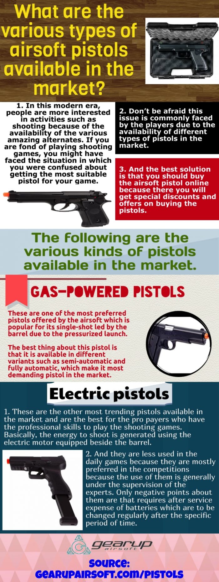 Airsoft pistol is small but can be highly protective