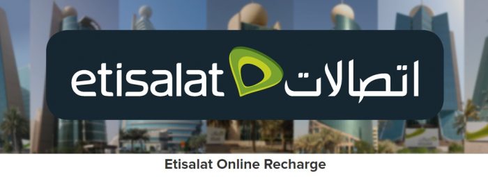 Recharge your Etisalat Online