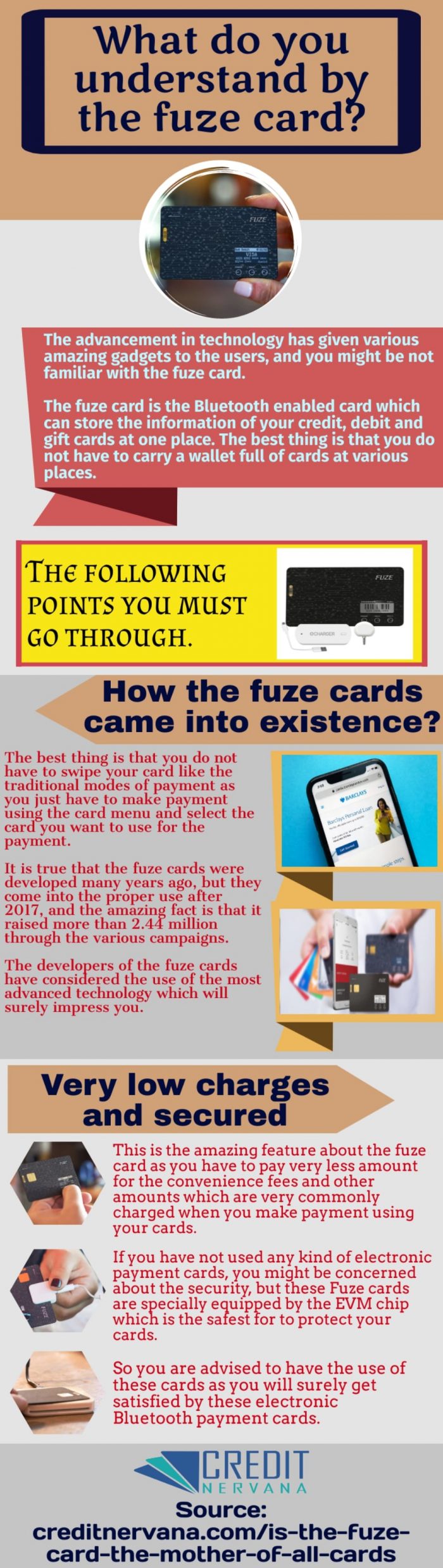 Fuze cards-Easily accessible through the application