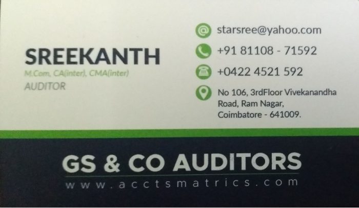 Auditors in Coimbatore