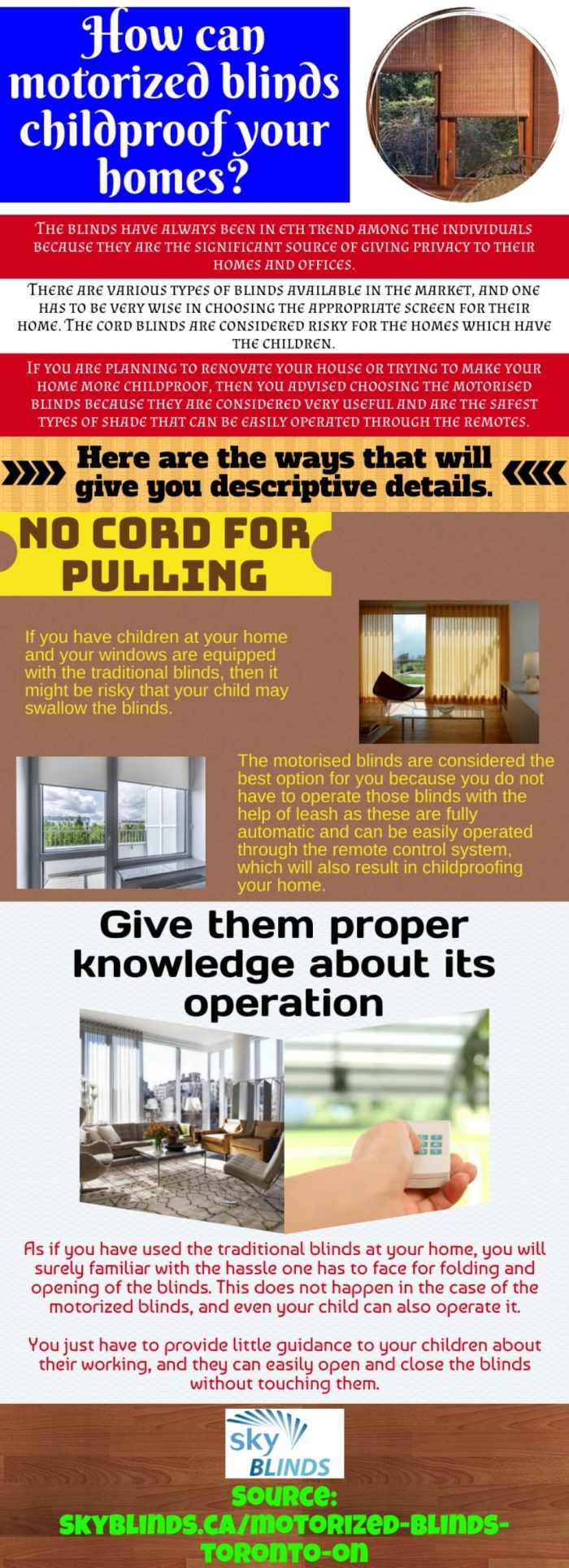 Motorized blinds And live a comfortable life